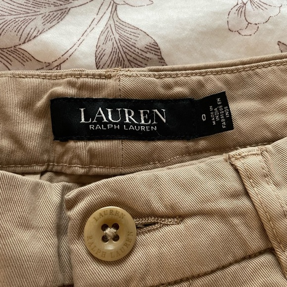 LRL Ralph Lauren Black Label Jodhpur Chino Khaki Horse Riding Pants 0 Equestrian - Picture 4 of 11